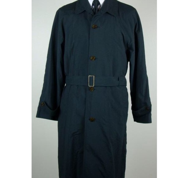 Kenneth Barnard Mens Black Trench M - Picture 2 of 7